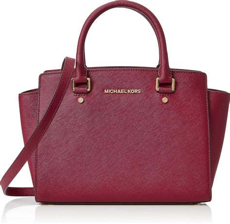 michael kors selma md tz satchel luggage|michael kors saffiano satchel.